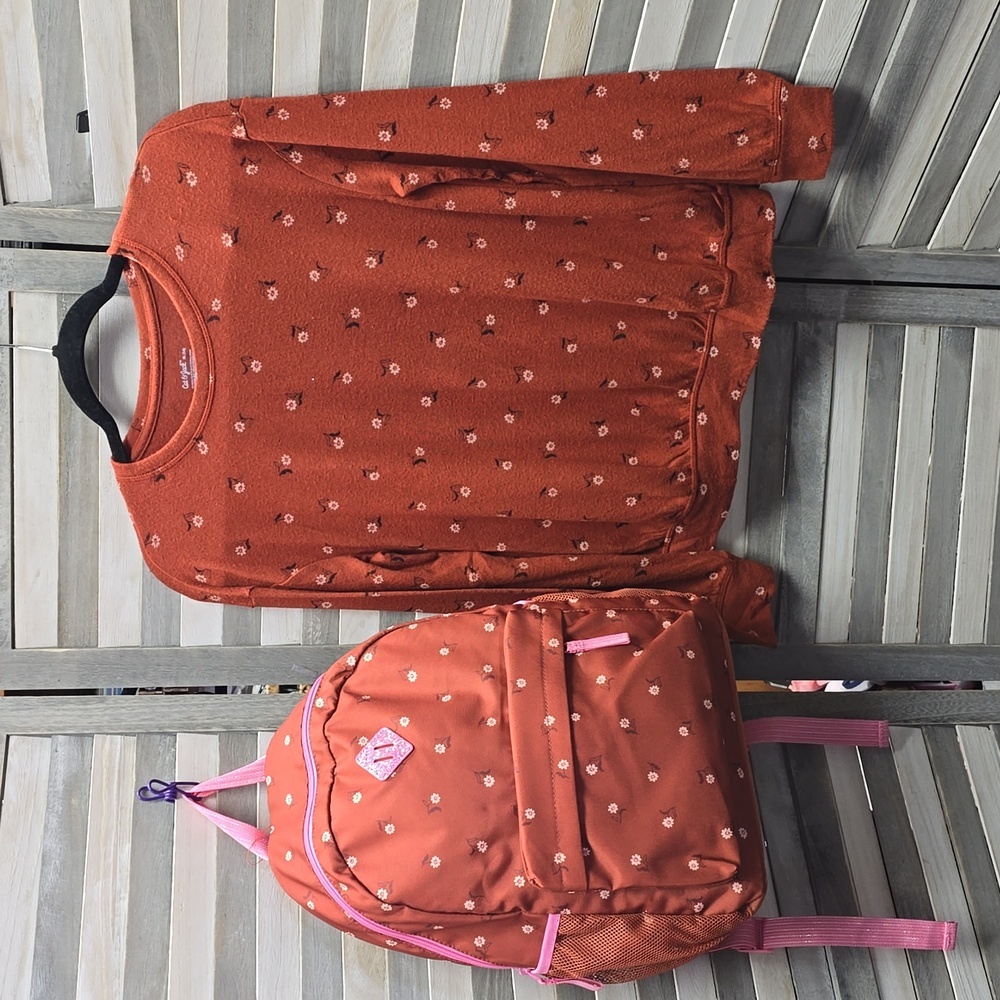 Cozy Pullover Sweatshirt & 16 Backpack with Adjustable Strap | Cat & Jack | XL